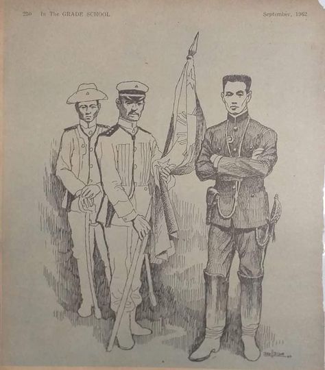 Aguinaldo and his Military Officer Sketch Philippine Revolution Art, Vintage Filipiniana, Philippine Revolution, Soldier Drawing, Revolution Art, Philippine Art, Military Drawings, Iphone Wallpaper Classy, German Soldiers Ww2