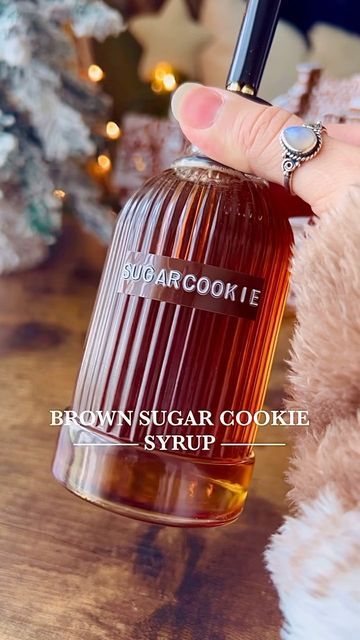 Marissa on Instagram: "✨Homemade Brown Sugar Cookie Syrup✨ RECIPE: 1/2 cup sugar 1/2 cup brown sugar 1 cup water Off heat 1 tsp butter extract 1 tsp vanilla extract 1/2 tsp almond extract Bottle Refrigerate Good for 2 weeks Enjoy! 🤎✨ #brownsugarcookiesyrup #sugarcookiesyrup #homemadesyrups #brownsugarcookielatte #brownsugarcookiecoldbrew #cozyliving #coffeeathome" Sugar Cookie Syrup, Homemade Brown Sugar, Brown Butter Cookies, Brown Sugar Cookies, Butter Extract, Almond Extract, Butter Cookie, Syrup Recipe, November 17