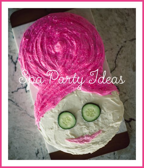 Spa Themed Birthday Party, Spa Birthday Cake, Spa Party Ideas, Spa Sleepover Party, Birthday At Home, Spa Cake, Spa Day Party, Spa Robes, Kids Spa Party