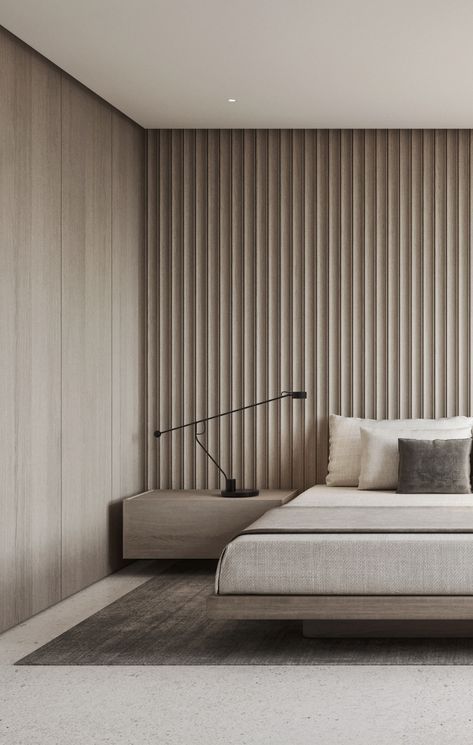 PARK AVENUE RESIDENCE on Behance Scandi Interior Design, Modern Japanese Interior, Miami Apartment, Scandi Interiors, Design Proposal, Modern Luxury Bedroom, Carved Furniture, Lobby Design, Grey Bedroom