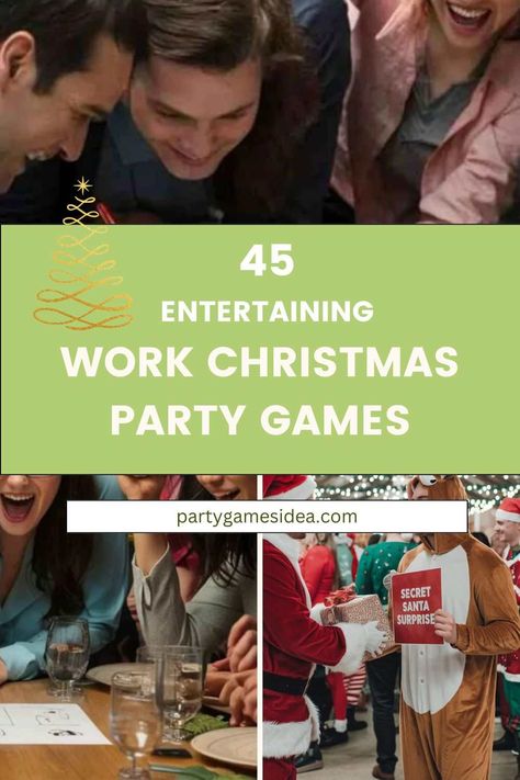 Work Christmas Party Games are an essential part of any office holiday celebration, bringing employees together in a festive environment. Work Holiday Games Christmas Parties, Work Christmas Party Games Hilarious, Fun Work Party Christmas Games, Secret Santa Games For Work, Easy Office Christmas Party Games, Christmas Party Games For Office, Christmas Gift Challenge Game, Christmas Party Team Games, Corporate Holiday Party Games