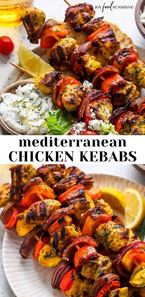 Skewerless Chicken Kabobs, Greek Chicken Shish Kabobs, Kebabs On The Grill Chicken, Mediterranean Chicken Kabob Recipes, Grill Chicken Kebab, Curry Chicken Kabobs, Chicken Kabab Recipe Marinade, Baked Chicken Kebab Recipe, Summer Kebab Recipes