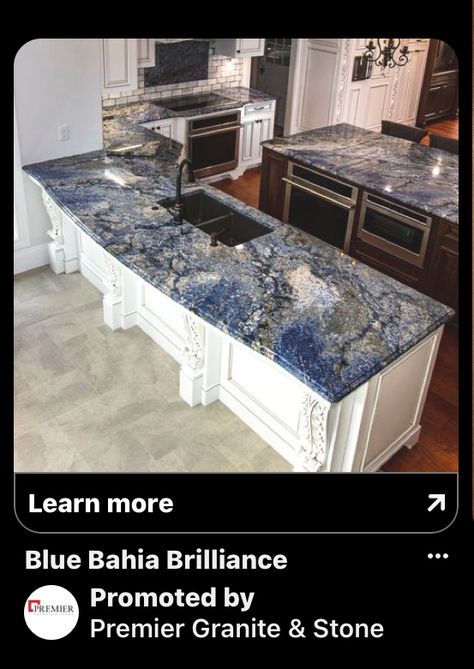 Blue Kitchen Countertops, Kitchen Countertop Trends, Countertops Laminate, Rustic Kitchen Countertops, Solid Surface Countertops Kitchen, Corian Kitchen Countertops, Blue Countertops, Blue Granite Countertops, Countertop Prices