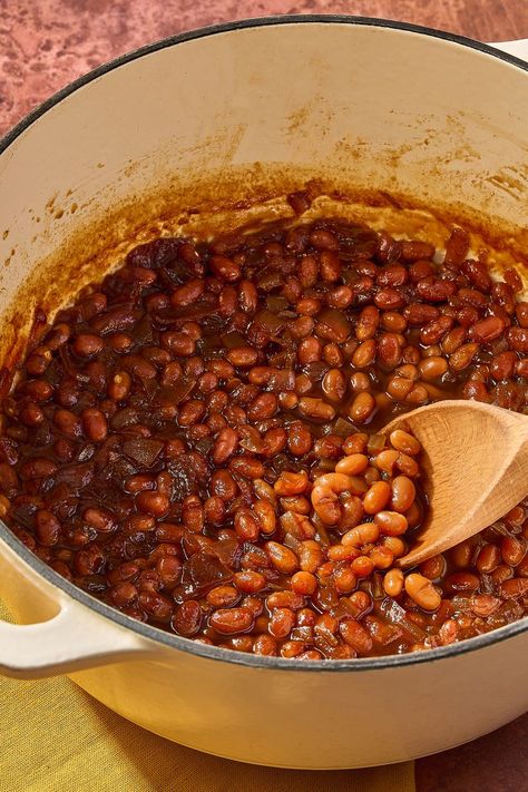 Baked Beans from Scratch Baked Beans From Dried Beans, Bush’s Baked Beans Recipes, Amish Baked Beans, Baked Beans Recipe From Scratch, Homemade Baked Beans From Scratch, Molasses Baked Beans, Bake Beans, Baked Beans From Scratch, Beans From Scratch