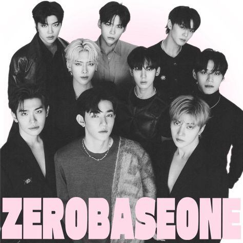 Pink Posters Kpop, Zerobaseone Poster, Zb1 Poster, Aesthetic Wall Print, Enhypen Stickers, Zb1 Icons, Room Coquette, Grunge Posters, Graphic Shapes Design