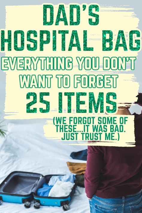 Birth Bag Checklist, Hospital Bag For Dad To Be Checklist, Pack Hospital Bag For Delivery List, Dads Hospital Bag Packing Lists, Dad Hospital Bag Checklist, Emergency Hospital Bag, Dads Hospital Bag, Hospital Bag For Dad, Dad Hospital Bag