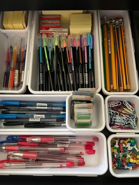 Stationary collection #stationary #justjan Stationary Set Up, Stationary Supplies Organization, University Supplies, Office Supplies Organization, College Stationary, Teacher Stationary, Study Desk Organization, Stationary Collection, Muji Pens