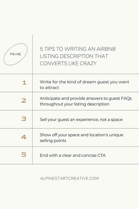 Airbnb Description Ideas, Airbnb Listing Tips, Airbnb Listing Title, Airbnb Listing Description, Airbnb Promotion, Airbnb Arbitrage, Airbnb Design, Airbnb Host, Creative Blog