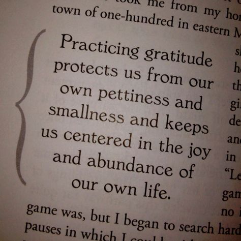 "My yoga instructor read this to us from The Yamas & Niyamas by Deborah Adele"  Practicing gratitude protects us from our own pettiness and smallness and keeps us centered in the joy and abundance of our own life. #yoga #gratitude #centered #joy #abundance Yamas And Niyamas Quotes, Yamas Niyamas, Yoga Gratitude, Yamas And Niyamas, Practicing Gratitude, Body Is A Temple, Yoga Instructor, Yoga Quotes, Practice Gratitude