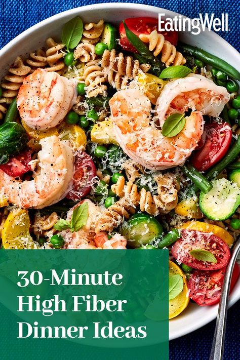 Dinner With Fiber, Hi Fiber Meals, High Fiber Meal Plans, High Fiber Crockpot Recipes, High Fiber Recipes Dinner Healthy Meals, Gluten Free High Fiber Recipes, High Fiber Casserole Recipes, Healthy High Fiber Meals, Easy High Fiber Meals