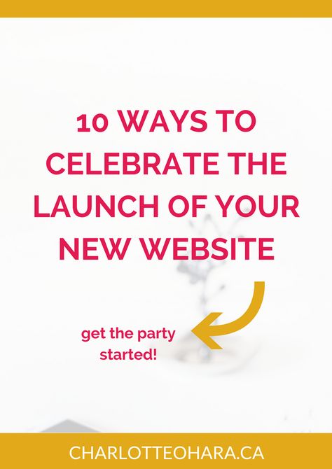 A new website, you say? Yaaas kween, yaaas! You put in the hours and are now the proud owner of a brand new website. Your business has an online home and you should be thrilled that you made it happen! Kudos, my friend. Getting your new website up and running is just the tip of the iceberg because Website Launch Idea, Small Business Website Design, Social Media Measurement, Simple Web Design, Tip Of The Iceberg, Online Business Strategy, Seo Basics, Seo For Beginners, Business Website Design