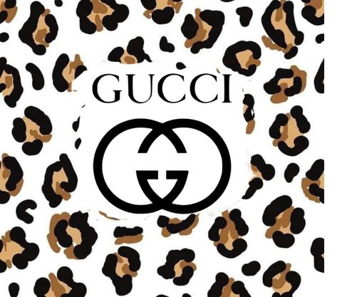 Leopard Logo Design Ideas, Leopard Print Graphic, Leopard Logo Design, Louis Vuitton Birthday Party, Leopard Logo, Painted Trash Cans, Svg Prints, Luxury Gucci Letter Print T-shirt, Designer Logos