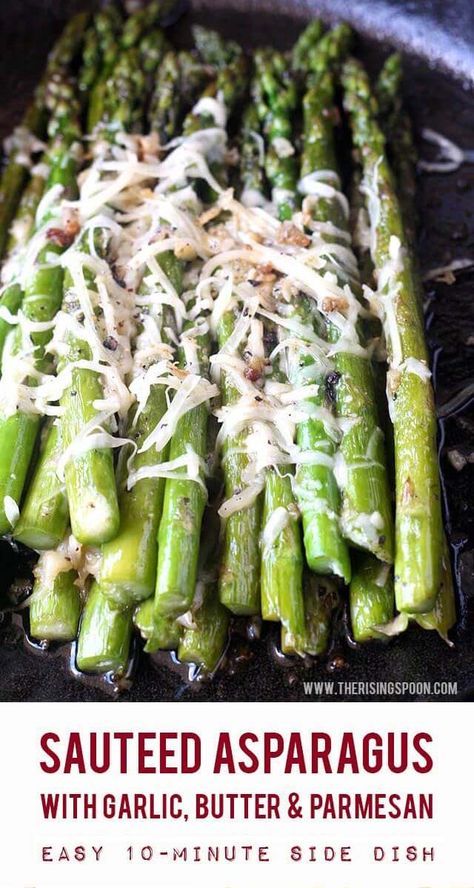 The Best Asparagus, Best Asparagus, Sauteed Asparagus, Asparagus Recipes Oven, Saute Asparagus, Best Asparagus Recipe, Grilled Asparagus Recipes, Asparagus Recipes Baked, Parmesan Asparagus