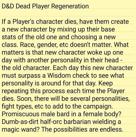 Dnd Character Rumors, Multiclass Dnd, Bad Dnd Character Ideas, Dnd Character Traits, Fun Dnd Character Ideas, Dnd Oneshot Ideas, Dm Ideas Dnd, Funny Dnd Character Ideas, D&d One Shot Ideas