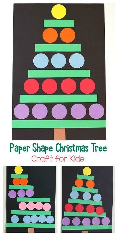 Paper Shape Christmas Tree Craft for Kids with Free Printable- Easy art project for kindergarten and first grade that also works on shapes and spatial awareness skills. #buggyandbuddy #christmas #christmascraft #kindergarten #firstgrade #christmastreecraf Art Project For Kindergarten, Project For Kindergarten, Christmas Tree Craft For Kids, Shape Christmas Tree, Christmas Tree Craft, Paper Shape, Christmas Art Projects, Preschool Christmas Crafts, Christmas Kindergarten