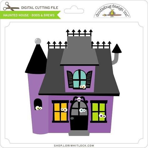 Lori Whitlock on Instagram: “It's time for the Tuesday Freebie! Get this file free with a purchase of $1.99 in the Lori Whitlock SVG Shop! Just add this file to your…” Cute Haunted House, Haunted House Clipart, Halloween Cards Diy, Lori Whitlock, Fall Decor Dollar Tree, House Cartoon, House Clipart, Doodlebug Design, Halloween Scene