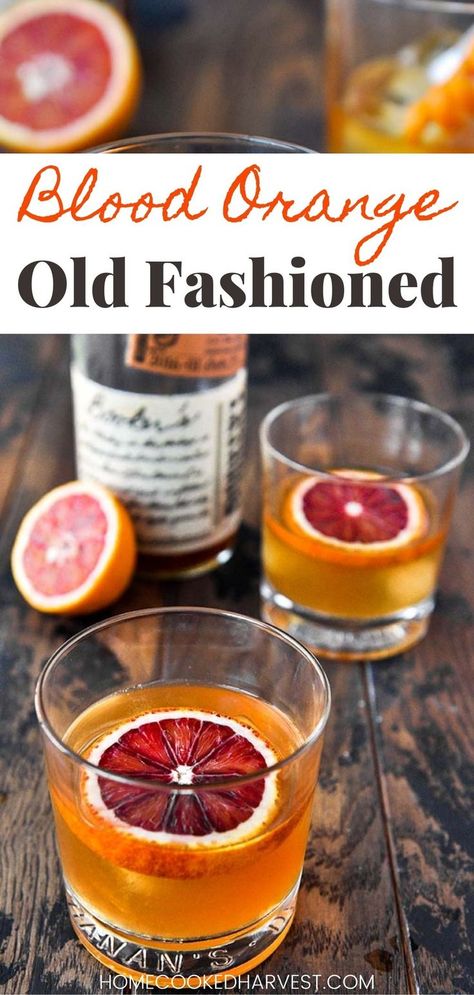 Old Fashioned Cocktail Glasses, Old Fashioned Recipes Cocktail Twists, Halloween Old Fashioned Cocktail, Blood Orange Bourbon Cocktail, Summer Old Fashioned Cocktail, Orange Bitters Cocktails, Orange Old Fashioned Cocktail, Old Fashioned Recipes Cocktail, Old Fashioned Home