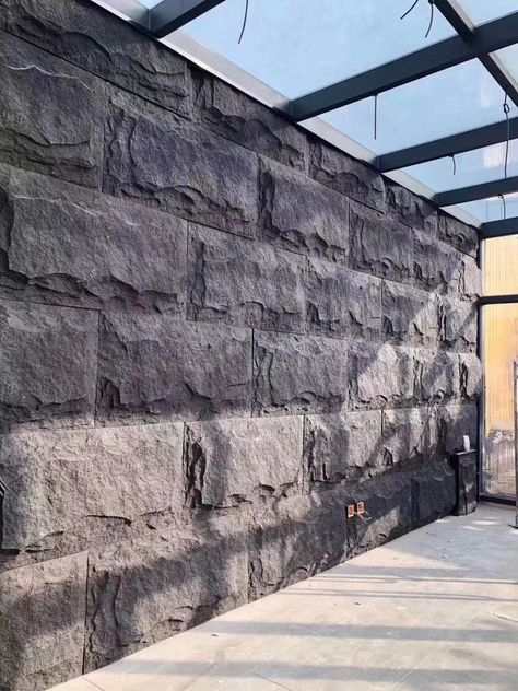 Diy Stone Wall, Exterior Wall Cladding, Stone Wall Design, 3d Wallpaper For Walls, Stone Wall Cladding, Stone Panels, Stone Cladding, Granite Stone, Exterior Stone