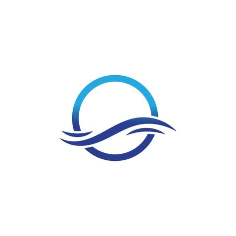 water wave logo design template Aquatic Logo Design, Water Brand Logo, Water Logo Ideas, Water Logo Branding, Water Logo Design Ideas, Flow Logo Design, River Logo Design, Waves Logo Design, Ocean Logo Design