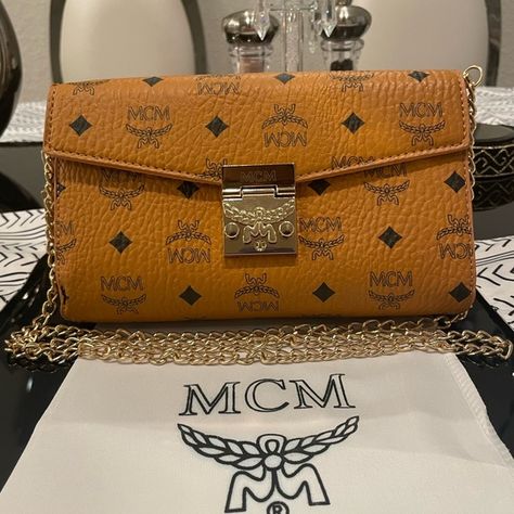 Mcm purse Mcm Purse, Mcm Bag, Mcm Handbags, Mcm Bags, Blue Dream, Mcm Wallet, Fall Essentials, Apa Aja, Mcm Logo