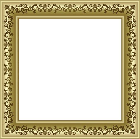 Photo Frame Png, Polaroid Frame Png, Photo Frame Images, Flower Frame Png, Photo Diy, Flower Picture Frames, Gold Photo Frames, Photo Cubes, Square Photo