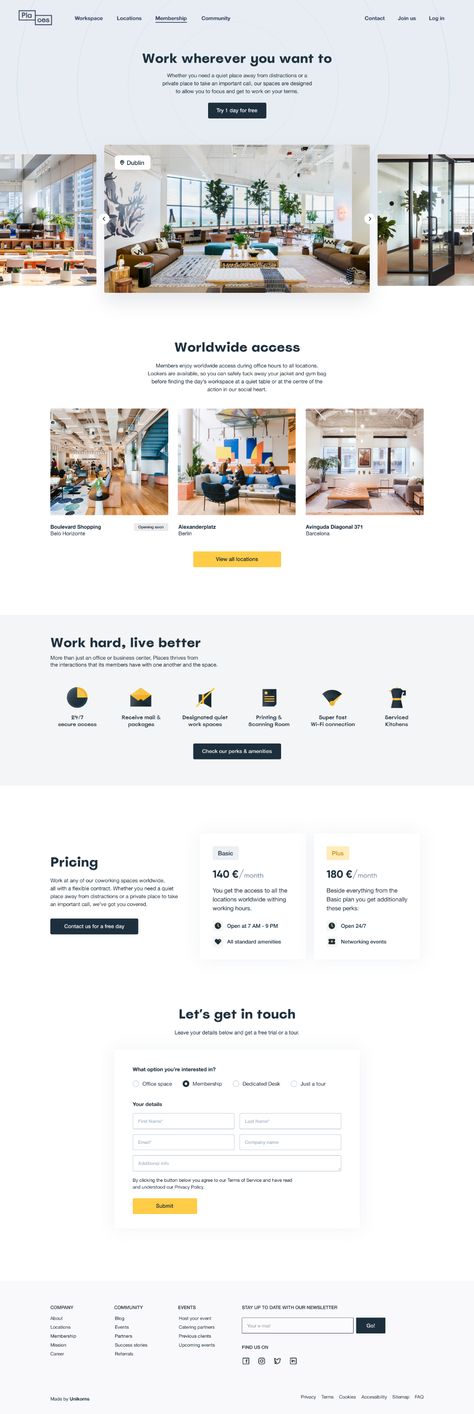 Membership Website, Ui Design Website, Web Design Inspiration, Ui Ux Design, Page Design, Ui Design, Global Community, Creative Professional, Website Design