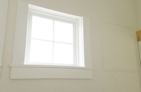 How to build a fake mirror window Small Square Windows How To Cover, Fake Bathroom Window, Fake Window In Bathroom, Fake Exterior Window, Fake Window Ideas, Faux Window Ideas, Fake Window Diy, Fake Window Decor, Fake Window Light