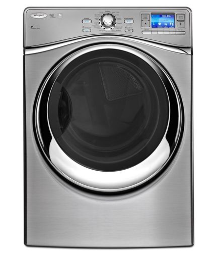 Our first impressions of the Whirlpool Smart Front Load Electric Dryer with 6th Sense Live technology - CNET Whirlpool Washer And Dryer, Farm Furniture, Washing Machine Reviews, Gas Dryer, Clothes Washing Machine, Laundry Appliances, Front Load Washer, Clothes Dryer, Laundry Room Storage