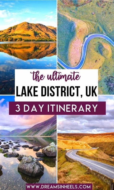 Looking for expert tips for your 3 day Lake District Itinerary? A Native Brit shares with us the perfect 3 days in Lake District England UK | Lake District England | Lake District UK | UK Travel | Outdoor lovers | Nature lovers | Lake District Photography | Lake District walks | Lake District things to do | Lake District | Lake District England Photography | Lake District Itinerary | Lake District cottage | Lake District Travel | England Travel | England Countryside | England Aesthetic | UK map Climbing Tips, Lake District Walks, England Travel Guide, Lake District England, Lake District National Park, England National, United Kingdom Travel, Visiting England, Unique Hotels