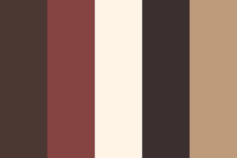 Cappuccino color palette Cappuccino Color, Beautiful Color Palettes, Flat Color Palette, Gacha Online, Ui Color, Property Ideas, Piskel Art, Colour Swatches, Brown Color Schemes