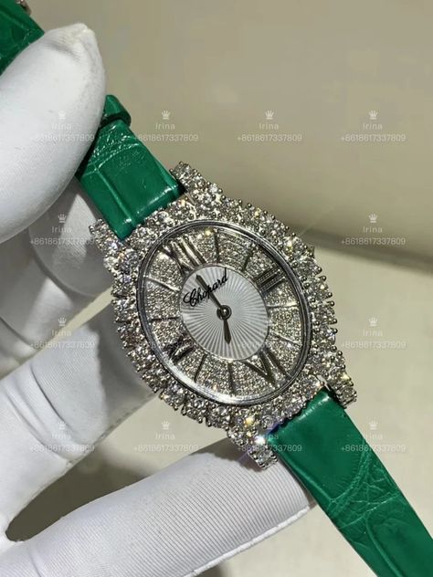 Chopard Diamond Watch, Chopard Watch Women, Elegant Watches Women, Future Watch, Chopard Jewelry, Chopard Watch, Luxury Essentials, Dope Jewelry Accessories, Chanel Watch