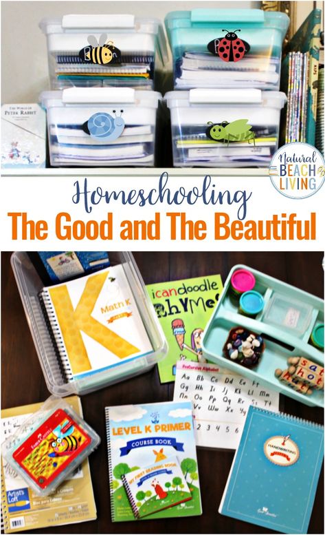 Homeschool Supply List Kindergarten, Curriculum Organization Homeschool, Good And Beautiful Kindergarten, How To Organize Curriculum, Good And Beautiful Preschool, That It May Go Well Homeschool, The Good And The Beautiful Kindergarten, Hands On Homeschool Curriculum, The Good And The Beautiful Preschool