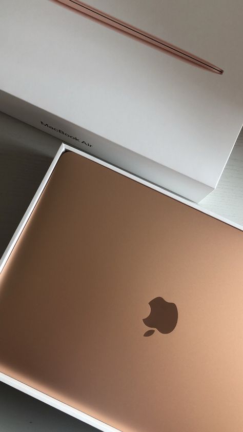 Gold macbook air M1 Macbook M1 Air, Gold Macbook Air, Macbook Gold, Rose Gold Macbook, Apple Laptop Macbook, Iphone Obsession, Macbook Skin, Apple Laptop, Christmas Wishlist