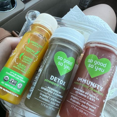 10/10 recommend these wellness shots. They are great tasting and so good for your overall wellness. Take one on an empty stomach and give your immune system a boost! #wellness #wellnesslifestyle #shots #healthy #lifestyle #healthy #wellness #wellnesswednesday #immunesupport #immuneboosting #immunity #turmeric #watermelon #detoxdrinks #foodblogger #wellbeing #healthydrink #fruit #nutrients #veggies #fitness #balance Immunity Shots Aesthetic, Immune System Aesthetic, Wellness Shots Aesthetic, Shots Healthy, Vitamin Drinks, Vitamin Shots, Juice Shot, Immunity Shots, Turmeric Shots