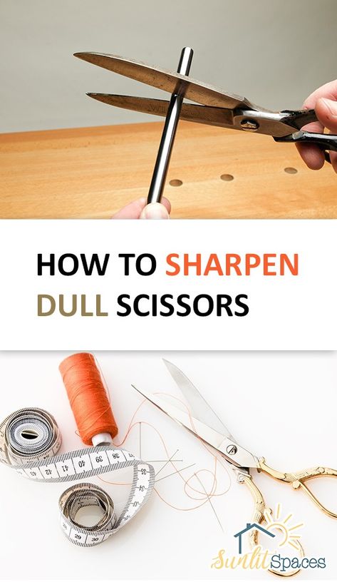 Sharpen scissors with this sharpening scissors DIY guide. How To Sharpen Scissors Diy, Sharpen Scissors Diy, How To Sharpen Your Seam Ripper, Sharpening Scissors, Hair Shots, Homemaking Ideas, How To Sharpen Scissors, Sharpening Tools, Sew Ins