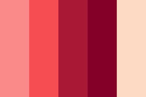 Red Complimentary Colors, Color Palette With Red, Red Color Pallets, Purple Girls Room, My Color Palette, Red Palette, Red Color Palette, Fall Color Schemes, Bedroom Colour Palette