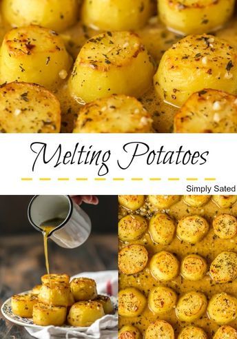 Melting Potatoes Recipe, Melting Potatoes, Fondant Potatoes, Oven Roasted Potatoes, Easy Potato Recipes, Potato Recipes Side Dishes, Impressive Recipes, Dinner Party Recipes, Potato Side Dishes