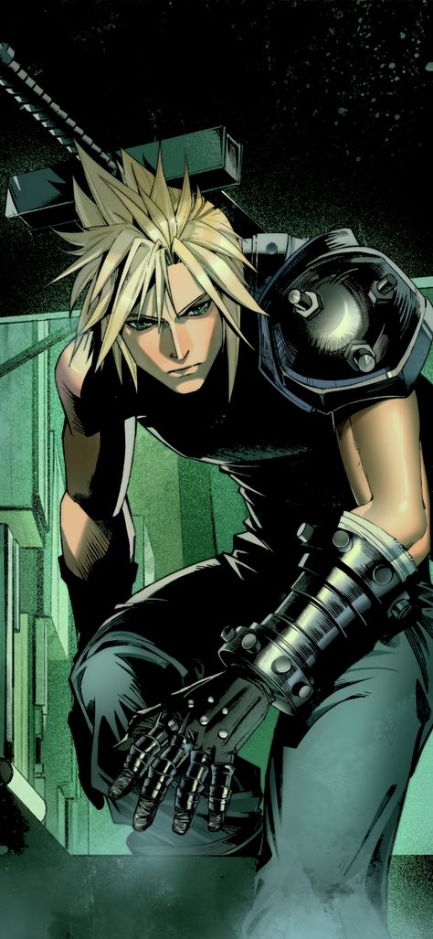 Cloud Strife Art, Final Fantasy Cloud Strife, Final Fantasy Vii Cloud, Final Fantasy Cloud, Final Fantasy Xii, Final Fantasy Collection, Final Fantasy Artwork, Final Fantasy Vii Remake, Batman Funny