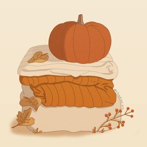 Aesthetic Autumn Drawings, Widgets Aesthetic Halloween, Thanksgiving Cartoon Aesthetic, Cozy Autumn Illustration, Autumn Illustration Fall, Fall Widgets Aesthetic, Thanksgiving Illustration, Fall App Icons, Halloween Widget