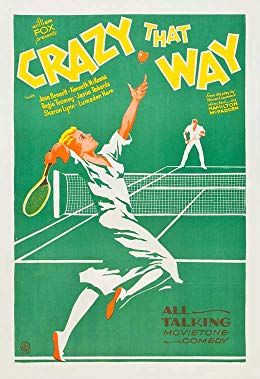 Posters Typography, Old Film Posters, Tennis Posters, Tennis Art, Joan Bennett, Movie Artwork, Pre Code, Classic Movie Posters, Vintage Tennis