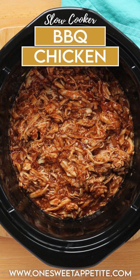 Get ready to rock your taste buds with this ridiculously easy, mouthwateringly juicy Slow Cooker BBQ Chicken recipe! Made in a slow cooker, it's the ultimate set-it-and-forget-it meal. Perfect for those busy bees or lazy Sunday vibes, this dish promises all the flavor of a BBQ pit with minimal effort. Let's dive into a world where tender, saucy chicken meets the magic of slow cooking! Crockpot Bbq Chicken, Saucy Chicken, Bbq Chicken Recipe, Quick Chicken Dinner, Shredded Bbq Chicken, Slow Cooker Bbq Chicken, Bbq Chicken Crockpot, Delicious Slow Cooker Recipes, Autumn Food