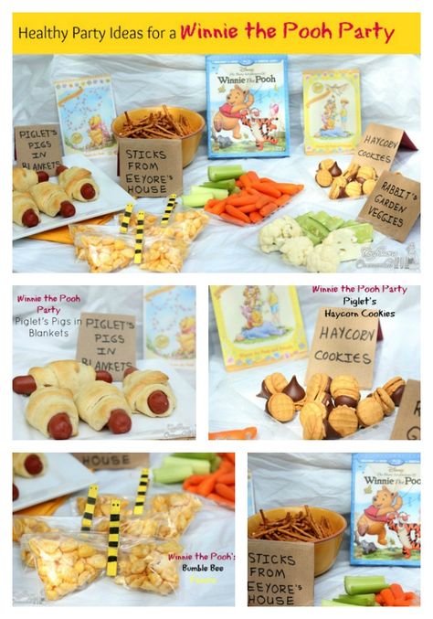 Winnie The Pooh Food, Pooh Bebe, Winnie The Pooh Party, Pooh Party, Winnie The Pooh Themes, Pooh Birthday, Disney Baby Shower, Winnie The Pooh Birthday, Birthday Party Food