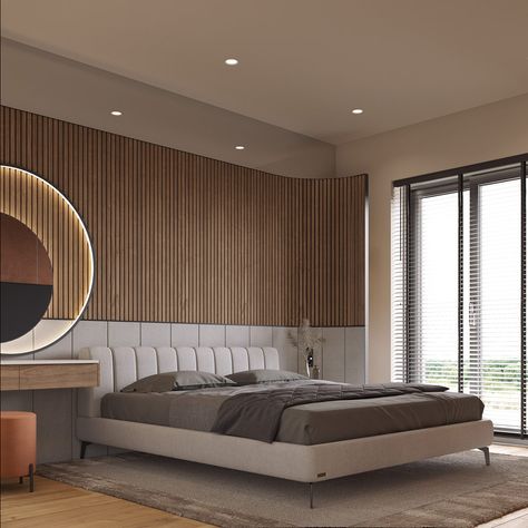 Spacious, Expressive Residence With a Natural Material Palette Feng Shui Interior Design, Feng Shui Interior, 2 Bedroom Floor Plans, Italian Bedroom Furniture, Scandinavian Design Bedroom, Italian Bedroom, Luxury Italian Furniture, Ceiling Design Bedroom, Hotel Interior Design