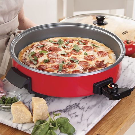 Electric Skillet Recipes, Billy Kid, Skillet Pizza, Electric Skillet, Skillet Recipes, Fitness Home, Countertop Appliances, Gadgets Electronics, Recipe 30