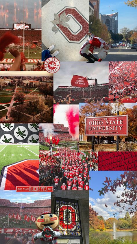 ohio state buckeyes football aesthetic Ohio State Aesthetic, Ohio Aesthetic, Ohio State College, Football Aesthetic, College Acceptance, Ohio State Buckeyes Football, Buckeyes Football, Jesus Christ Artwork, Dream College