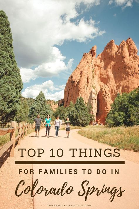 Top 10 Things for Families To Do in Colorado Springs North Pole Colorado Springs, What To Do In Colorado Springs, What To Do In Colorado, Colorado Springs Things To Do, Things To Do Summer, Roadtrip Tips, Colorado Family Vacation, Places To Vacation, Colorado Springs Vacation