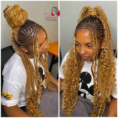 Conrows Lines And Braids 2024 Trends, Sweet And Sour Hairstyle Braids, Sweet And Sour Hairstyle, Random Hairstyles, Protective Styles For Natural Hair Short, Layer Braids, Half Cornrows, Unique Braided Hairstyles, Latest Braided Hairstyles