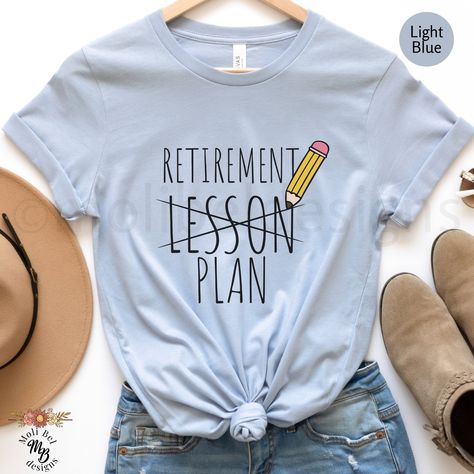 Teacher Retirement Shirt Last Day of School T-Shirts for Teachers Summer Retired Teacher Gift For Retiring Educator Schools Out Forever Tee Retirement Shirt, School T Shirts, Teacher Retirement Gifts, Tied Knot, Retired Teacher, Soft Boyfriend, Teacher Summer, Retirement Shirts, Teacher Retirement