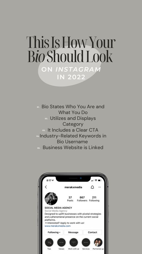 Business Bios For Instagram, Instagram Story Ideas Social Media Manager, Instagram Management Tips, Bios For Small Business, Enterpreuner Instagram Bio, Optimize Instagram Bio, Entrepreneur Instagram Bio Ideas, Bio Ideas For Instagram Business, Entrepreneur Bio For Instagram