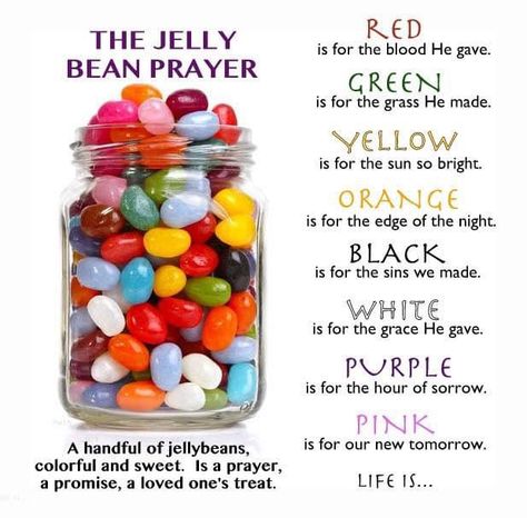 Jellybean Prayer, Blessed Easter Weekend, Jelly Bean Prayer, Have A Blessed Easter, Blessed Easter, Easter Week, Easter Weekend, Jelly Bean, Prayer Scriptures